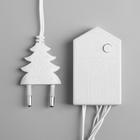 УЦЕНКА Гирлянда «Нить» 20 м, IP20, 200 LED, 220 В, 8 режимов, белая нить, свечение красное - Фото 3