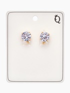 Серьги клипсы для ушей QF «Вечеринка», крупные, белая в золоте - Фото 5