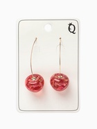 Серьги пластик «Ягодка», черешня, красные в золоте - Фото 4