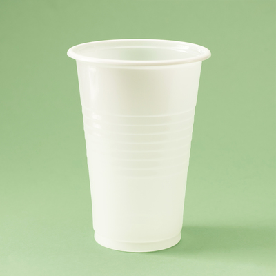 Стакан одноразовый пластиковый «Белый« 200 мл