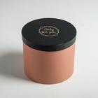 Набор шляпных коробок для цветов 5 в 1, упаковка подарочная, «Нежный нюд», 14 х 13 см - 22 х 19,5 см - фото 24606985