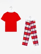 Пижама новогодняя детская: футболка, брюки, KAFTAN: Bear, рост 98-104 см - Фото 14