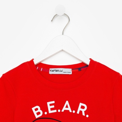 Пижама новогодняя детская KAFTAN «Bear» размер 30 (98-104)