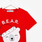 Пижама новогодняя детская: футболка, брюки, KAFTAN: Bear, рост 110-116 см - Фото 9
