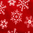 Плед с рукавами «Этель. Снежинки», 150×200 см, красный - Фото 6