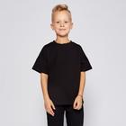 Футболка детская MINAKU:Basic line kids цвет чёрный, рост 104 - фото 318380900