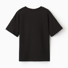 Футболка детская MINAKU:Basic line kids, чёрная, рост 140 см - Фото 10