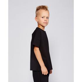 

Футболка детская MINAKU:Basic line kids цвет чёрный, рост 158