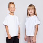 Футболка детская MINAKU:Basic line kids цвет белый, рост 104 5225167 - фото 8359029