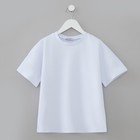 Футболка детская MINAKU:Basic line kids, белая, рост 152 см - Фото 6