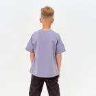 Футболка детская MINAKU:Basic line kids цвет серый, рост 134 - Фото 3