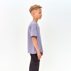 Футболка детская MINAKU:Basic line kids цвет серый, рост 134 - Фото 4