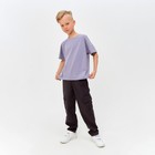 Футболка детская MINAKU:Basic line kids цвет серый, рост 134 - Фото 5