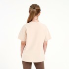 Футболка детская MINAKU:Basic line kids цвет бежевый, рост 98 - фото 24072265