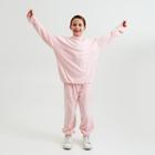 Костюм для девочки (худи, брюки) MINAKU: Casual Collection KIDS цвет персиковый, рост 134 - фото 26339839
