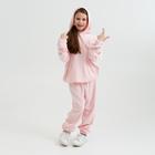 Костюм для девочки (худи, брюки) MINAKU: Casual Collection KIDS цвет персиковый, рост 134 - фото 26339844