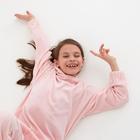 Костюм для девочки (худи, брюки) MINAKU: Casual Collection KIDS цвет персиковый, рост 134 - фото 26339845