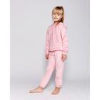 Костюм для девочки (худи, брюки) MINAKU: Casual Collection KIDS цвет розовый, рост 104 - Фото 6