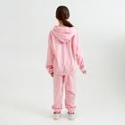Костюм для девочки (худи, брюки) MINAKU: Casual Collection KIDS цвет розовый, рост 110 - Фото 5