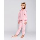 Костюм для девочки (худи, брюки) MINAKU: Casual Collection KIDS цвет розовый, рост 110 - Фото 6