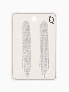 Клипсы "Вечеринка" лесенка, цвет белый в серебре - фото 809486954