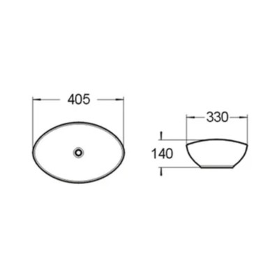 Раковина Comforty 7838MB, накладная, цвет матовый чёрный