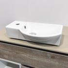 Раковина Comforty 7947BR, правая, подвесная, цвет белый 5369640