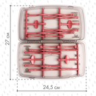 Сушилка для детских бутылочек, розовая - Фото 2