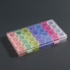 Органайзер для декора, 7 блоков, 4 ячейки, 17,5 × 10,5 × 2,5 см, разноцветный - Фото 5