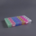 Органайзер для хранения мелочей QF, 28 ячеек, 17.5×10.5×2.5 см, разноцветный - Фото 5