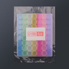 Органайзер для декора, 14 блоков, 4 ячейки, 21 × 17,5 × 2,7 см, разноцветный - фото 9880042
