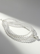 Бусы из жемчуга «Диана», 4 нити, d=0.8, 40 см, белые - Фото 3