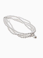 Бусы из жемчуга «Диана», 4 нити, d=0.8, 40 см, белые - Фото 3