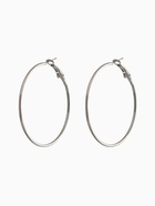 Серьги кольца QF «Классика», d=5 см, цвет серебро - Фото 1