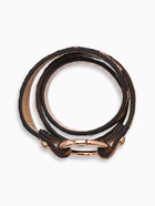 Браслет кожа «Сафари» леопард, чёрно-коричневый, 51 см - Фото 4