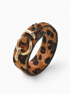 Браслет кожа «Сафари» леопард, цвет чёрно-коричневый, 17.5 см - Фото 1