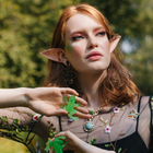 Кулон на цепочке «Гранд», L=42 см, голубой в золоте - Фото 6