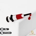 Брошь «Медицина» укольчик, цветная в золоте - Фото 1