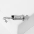 Брошь «Медицина» укольчик, цветная в серебре - Фото 2