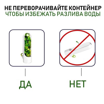 Контейнер для хранения зелени Доляна Fresh, пластик, 500 мл, белый