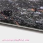 Коврики для ванной и туалета Доляна «Мрамор», 2 шт., 79×50 см, 50×39 см, серые - Фото 3