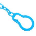 Держатель для соски - пустышки Крошка Я «Лев», на цепочке, голубой - Фото 5