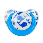 Соска - пустышка силиконовая ортодонтическая Крошка Я «Кит», от 3 мес., голубой - Фото 4