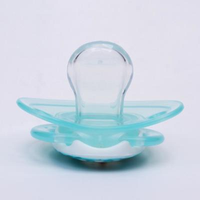 Соска - пустышка силиконовая ортодонтическая Крошка Я «Пингвинчик», от 3 мес., голубой