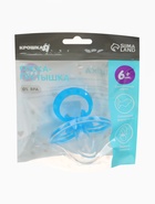 Соска - пустышка силиконовая ортодонтическая Крошка Я «Бантик», от 3 мес., с колпачком, голубой - Фото 10