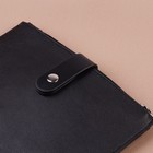 Застёжка пришивная для сумки, на кнопке, 15,5 × 2,5 см / 4,5 × 2,5 см, цвет чёрный/серебряный - Фото 4