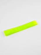 Светоотражающая повязка на липучке, 46±1×2.5 см, цвет жёлтый - Фото 2