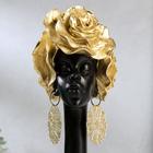 Сувенир полистоун "Африканка с золотыми розами в волосах" МИКС 28,5х13,5х10,5 см - Фото 7