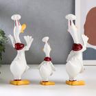 Сувенир полистоун "Семейство поваров" набор 3 шт 13,5х5х6 20х6х7 см - Фото 2