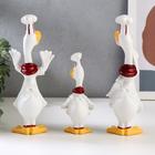 Сувенир полистоун "Семейство поваров" набор 3 шт 13,5х5х6 20х6х7 см - Фото 3